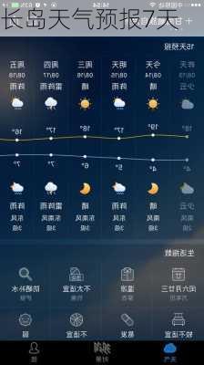 长岛天气预报7天