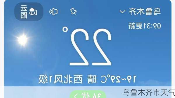 乌鲁木齐市天气