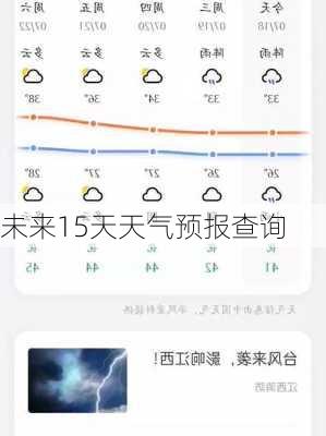 未来15天天气预报查询