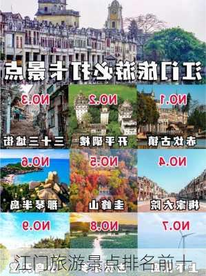 江门旅游景点排名前十