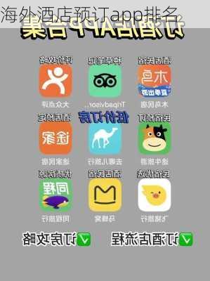 海外酒店预订app排名