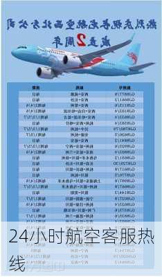 24小时航空客服热线