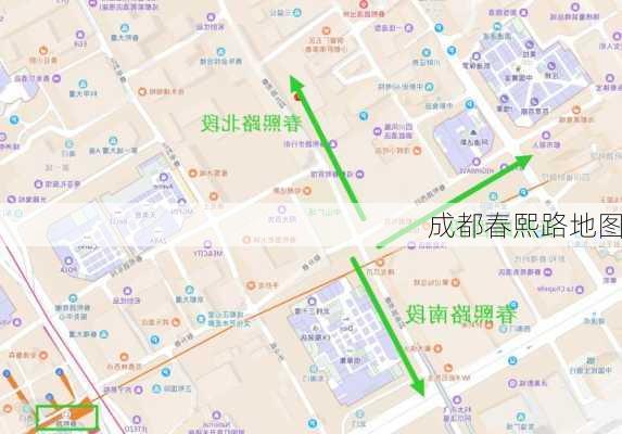 成都春熙路地图