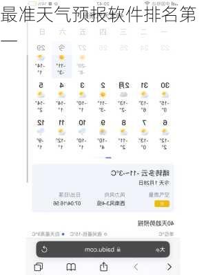 最准天气预报软件排名第一