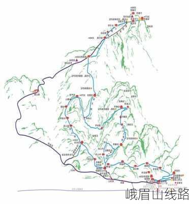 峨眉山线路