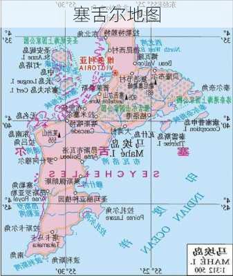 塞舌尔地图