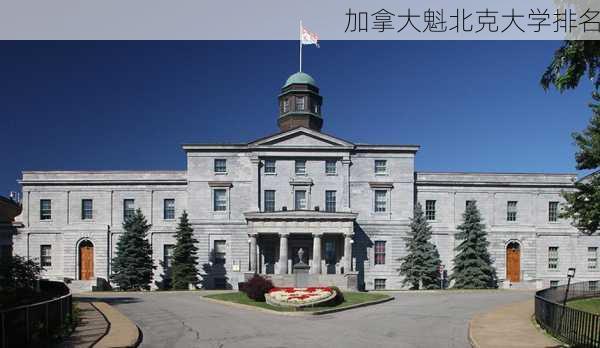 加拿大魁北克大学排名