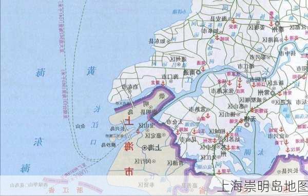 上海崇明岛地图