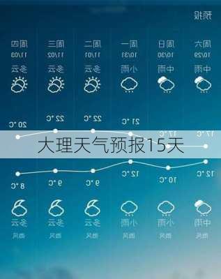 大理天气预报15天