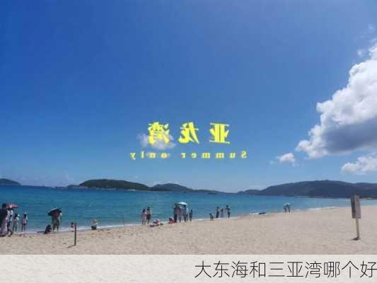 大东海和三亚湾哪个好