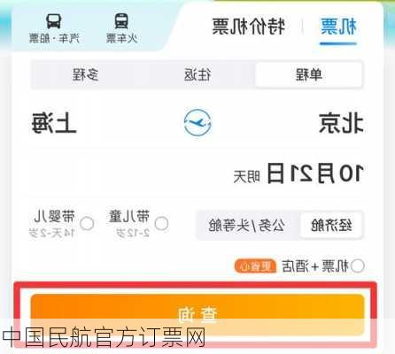 中国民航官方订票网